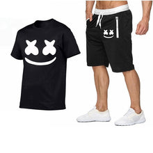 Load image into Gallery viewer, 2019 New T-Shirt Sets Casual Tshirt Men Summer Hot Sale Tracksuits Hip Hop Brand Clothing T Shirt Set Men 2 Pieces M-2XL