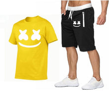Load image into Gallery viewer, 2019 New T-Shirt Sets Casual Tshirt Men Summer Hot Sale Tracksuits Hip Hop Brand Clothing T Shirt Set Men 2 Pieces M-2XL