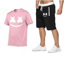 Load image into Gallery viewer, 2019 New T-Shirt Sets Casual Tshirt Men Summer Hot Sale Tracksuits Hip Hop Brand Clothing T Shirt Set Men 2 Pieces M-2XL