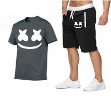 Load image into Gallery viewer, 2019 New T-Shirt Sets Casual Tshirt Men Summer Hot Sale Tracksuits Hip Hop Brand Clothing T Shirt Set Men 2 Pieces M-2XL