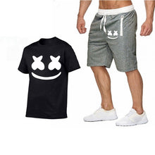Load image into Gallery viewer, 2019 New T-Shirt Sets Casual Tshirt Men Summer Hot Sale Tracksuits Hip Hop Brand Clothing T Shirt Set Men 2 Pieces M-2XL