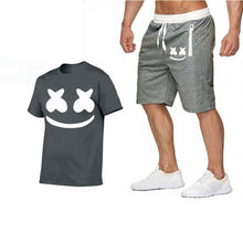 Load image into Gallery viewer, 2019 New T-Shirt Sets Casual Tshirt Men Summer Hot Sale Tracksuits Hip Hop Brand Clothing T Shirt Set Men 2 Pieces M-2XL