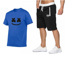 Load image into Gallery viewer, 2019 New T-Shirt Sets Casual Tshirt Men Summer Hot Sale Tracksuits Hip Hop Brand Clothing T Shirt Set Men 2 Pieces M-2XL