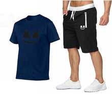 Load image into Gallery viewer, 2019 New T-Shirt Sets Casual Tshirt Men Summer Hot Sale Tracksuits Hip Hop Brand Clothing T Shirt Set Men 2 Pieces M-2XL