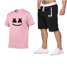 Load image into Gallery viewer, 2019 New T-Shirt Sets Casual Tshirt Men Summer Hot Sale Tracksuits Hip Hop Brand Clothing T Shirt Set Men 2 Pieces M-2XL