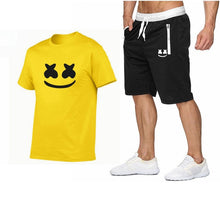 Load image into Gallery viewer, 2019 New T-Shirt Sets Casual Tshirt Men Summer Hot Sale Tracksuits Hip Hop Brand Clothing T Shirt Set Men 2 Pieces M-2XL