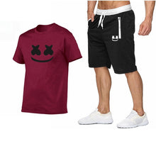 Load image into Gallery viewer, 2019 New T-Shirt Sets Casual Tshirt Men Summer Hot Sale Tracksuits Hip Hop Brand Clothing T Shirt Set Men 2 Pieces M-2XL