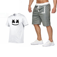 Load image into Gallery viewer, 2019 New T-Shirt Sets Casual Tshirt Men Summer Hot Sale Tracksuits Hip Hop Brand Clothing T Shirt Set Men 2 Pieces M-2XL