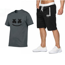 Load image into Gallery viewer, 2019 New T-Shirt Sets Casual Tshirt Men Summer Hot Sale Tracksuits Hip Hop Brand Clothing T Shirt Set Men 2 Pieces M-2XL