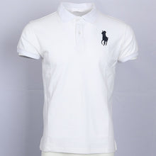 Load image into Gallery viewer, hombre small pony polo top Men Short sleeve Casual rugby  Shirt camisa embroidered polo masculine Asia size